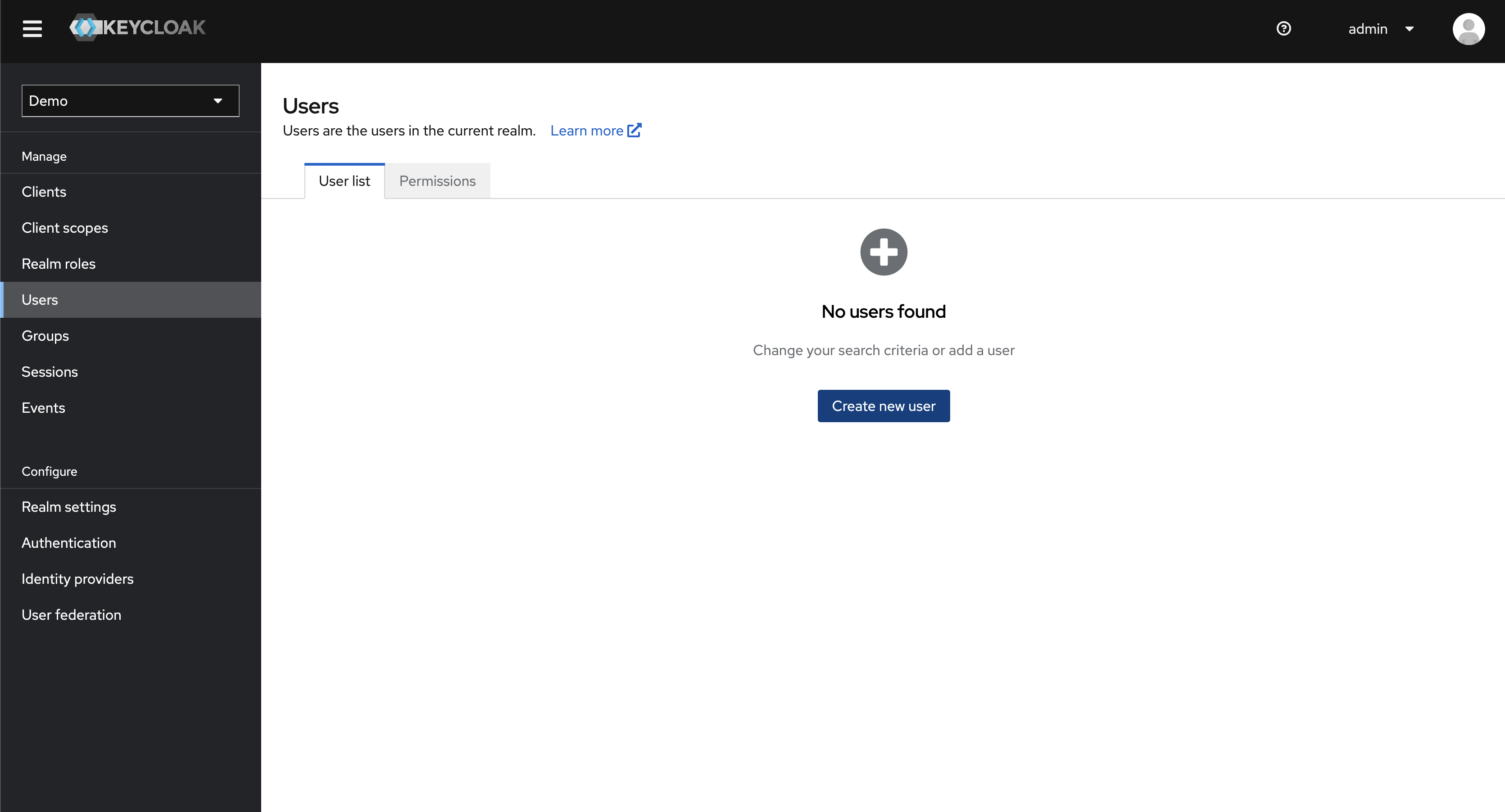 View to create user